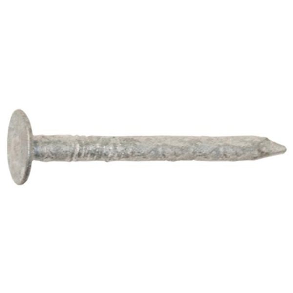 Hillman Common Nail, 1-1/4 in L, 4D, Steel, Galvanized Finish 195814